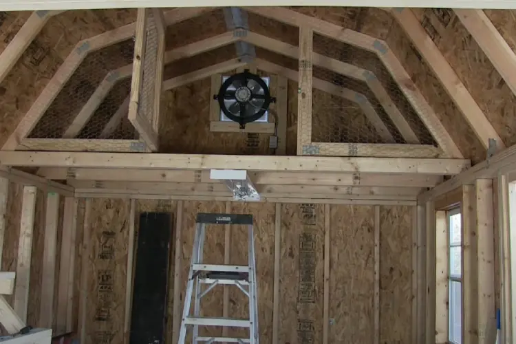 air ventilation for chicken coop